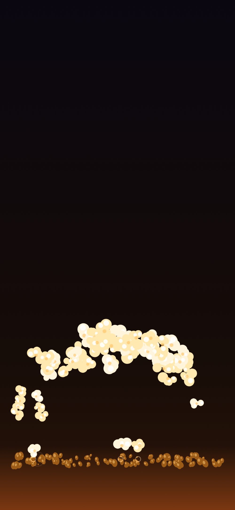 The Popcorn scene — kernels popping into the air